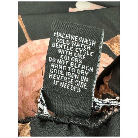 Belle Tweed Floral ROSES Off-the-Shoulder Blouse 1/2 Sleeve Womens Size 3X - Picture 8 of 9